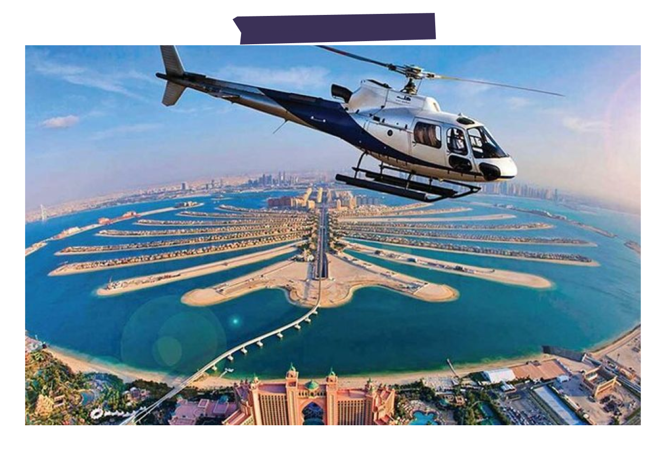 Helicopter tour voucher as a corporate client gift