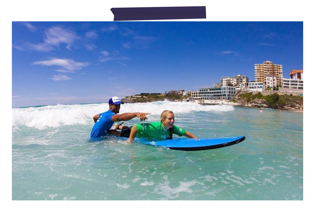 Bondi surf lesson Australia