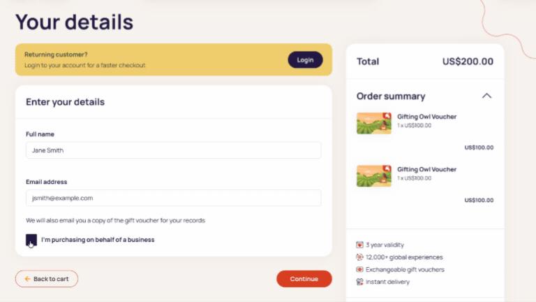 Add your company logo to the voucher