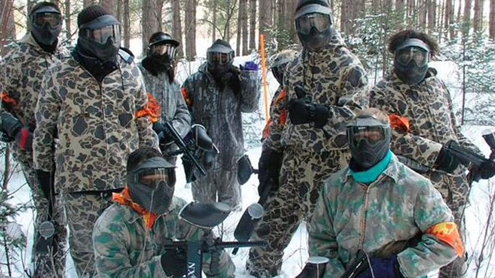 Paintball Activity in Barkmere, Quebec, Canada