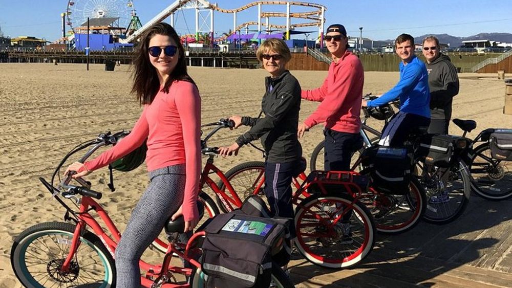 Santa Monica and Venice Electric Bike Tour with Pier, Beaches