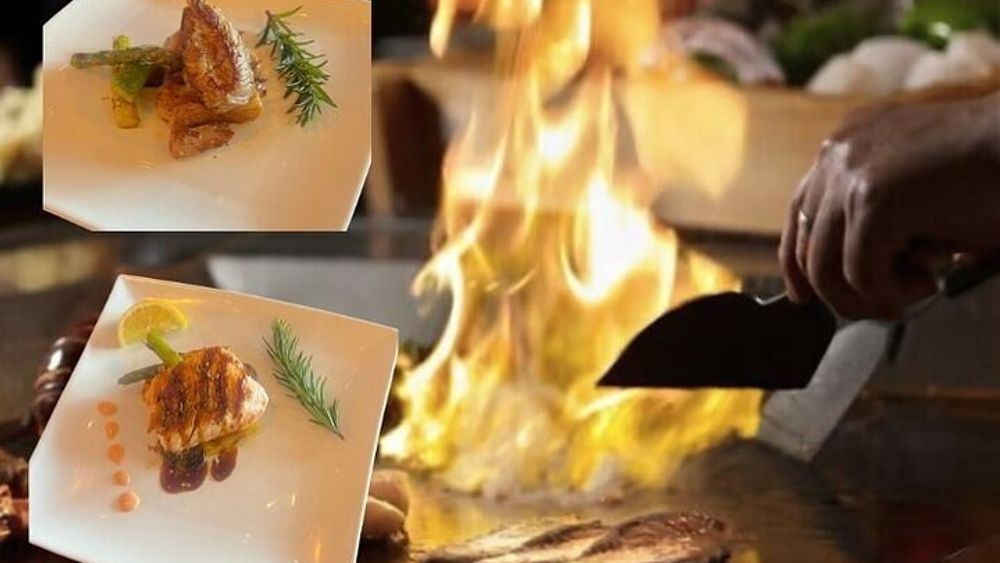 7 Courses Teppanyaki Tasting Menu with Fire Show