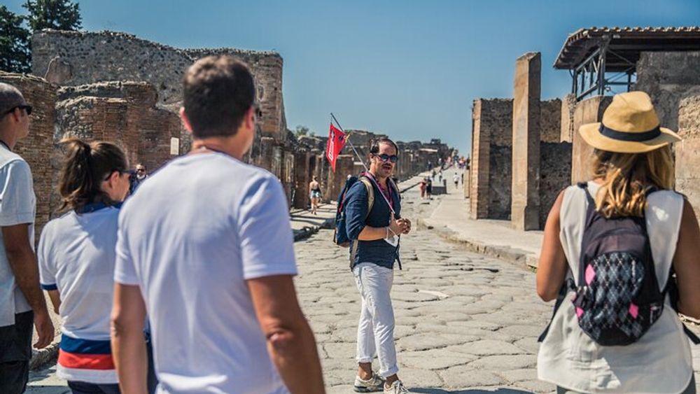 Day Trip to Pompeii Ruins & Mt. Vesuvius from Naples