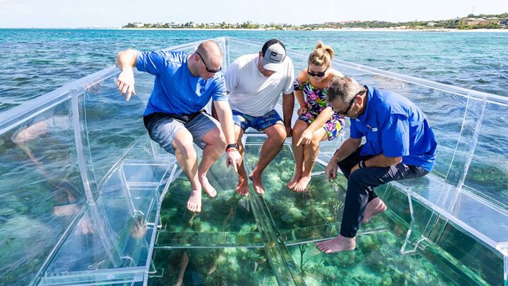 75 Minutes Clear Boat Tour in Caicos Island