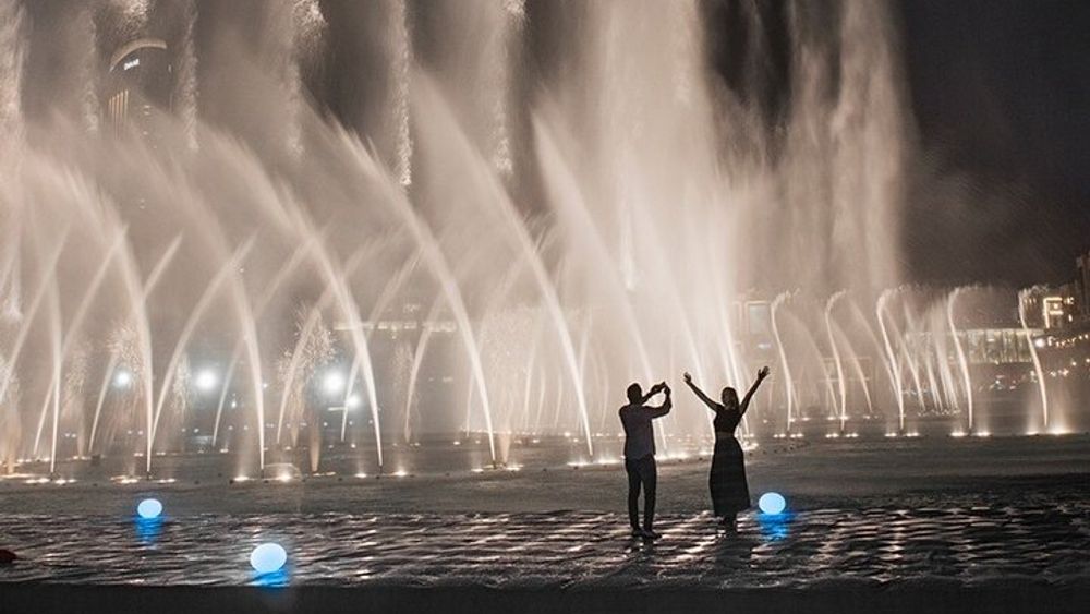 Dubai Fountain Walk Bridge
