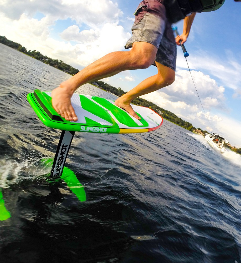 Wakefoiling 15 mins