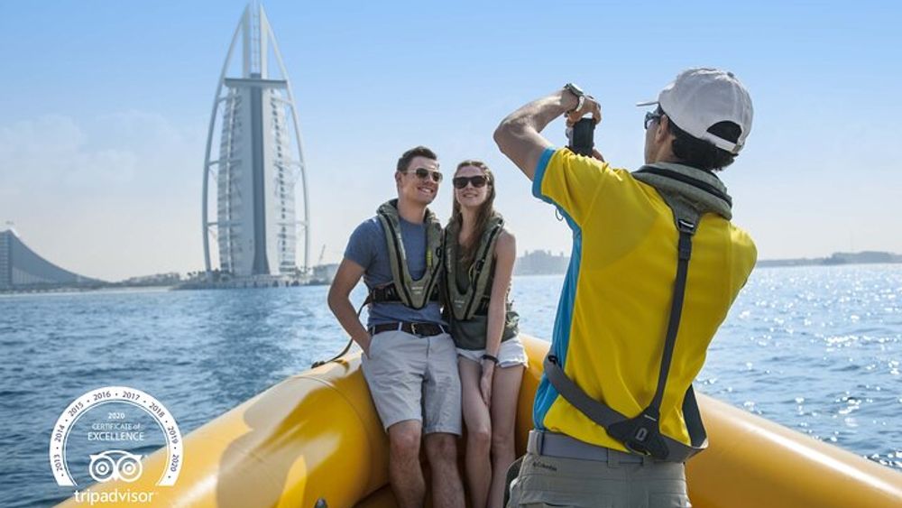 Dubai RIB Boat Cruise with Palm Jumeirah and Dubai Marina