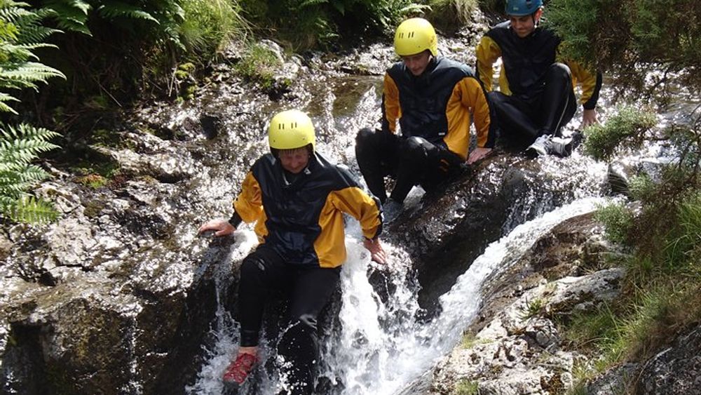 Ghyll Scrambling Water Adventure in the Lake District