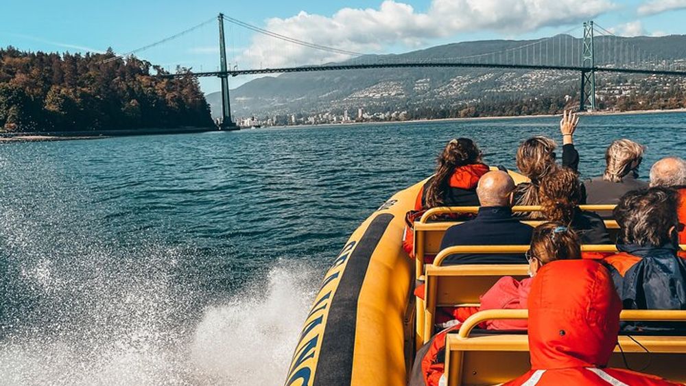 Downtown Vancouver Sightseeing Cruise in a Zodiac Vessel