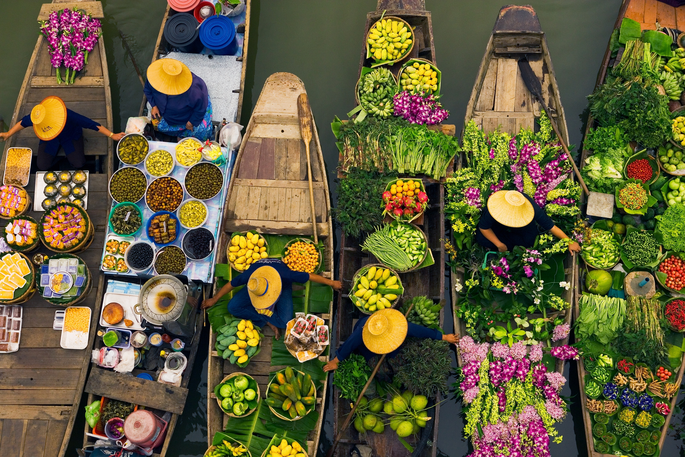 Floating Market and Maeklong Railway Market