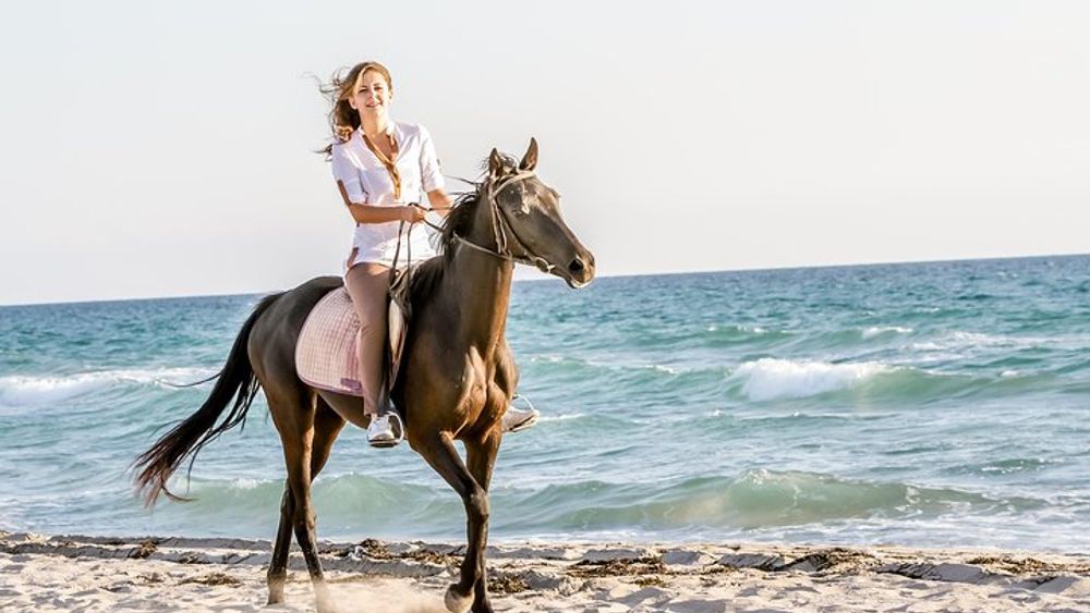 Horse Riding on the Beach in Side