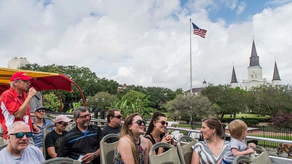 New Orleans Hop-On Hop-Off Sightseeing Double-Decker Bus Tour