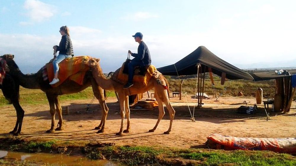 Magical Marrakech hot-air balloon experience with camel ride