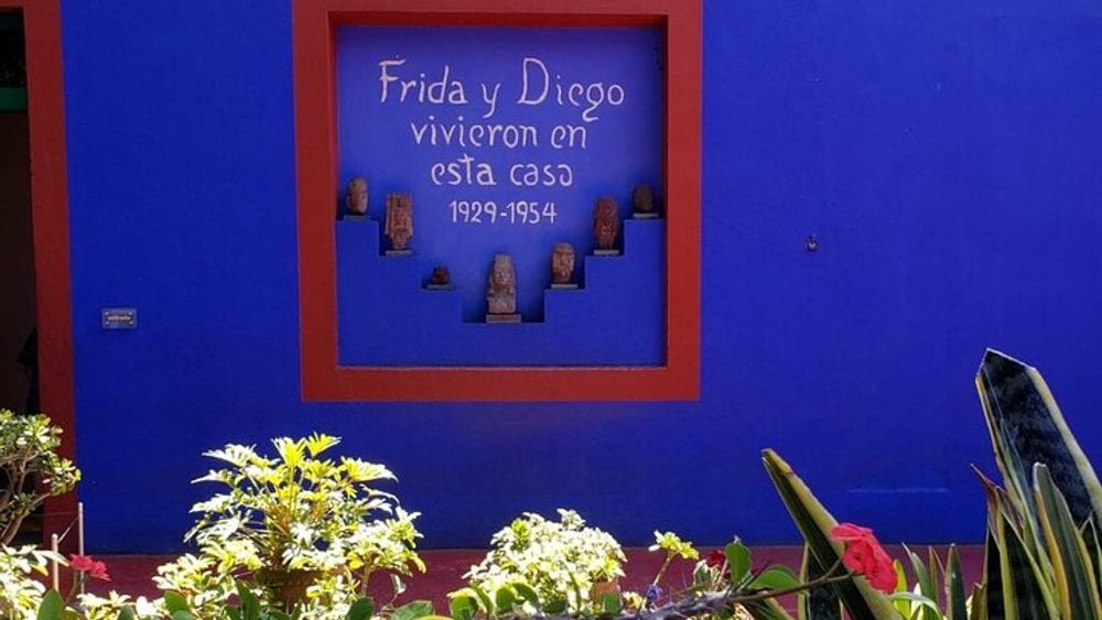 Entrance to the Frida Kahlo Museum