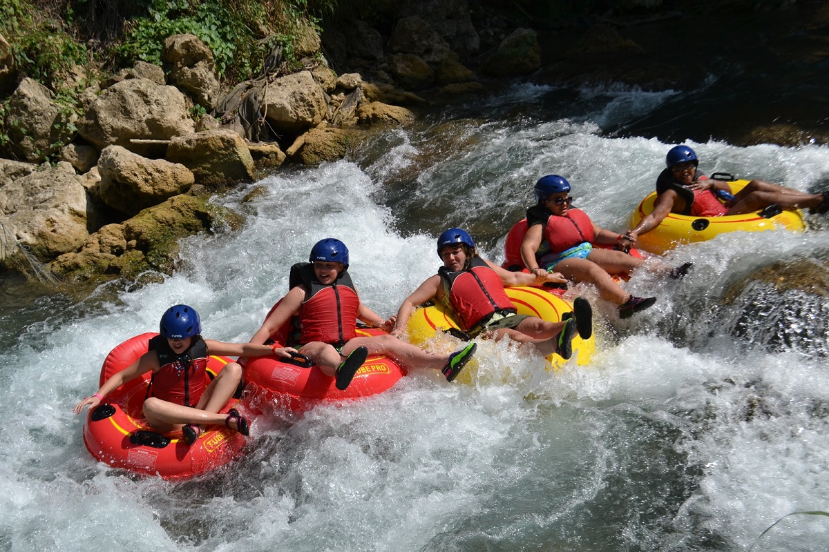 River Rapids Jungle River Tubing Adventure from Ocho Rios