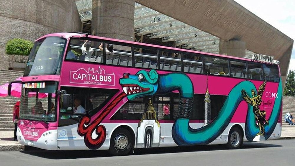 Mexico City Hop-On Hop-Off Sightseeing Tour 24-Hour Ticket