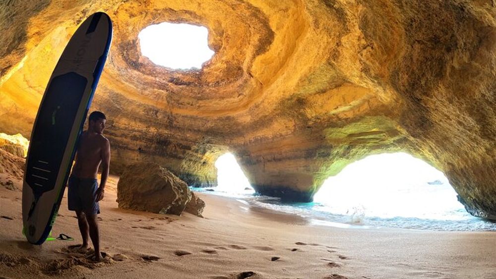 Sunrise Paddle Board Tour to Benagil Cave: Small Exclusive Group 