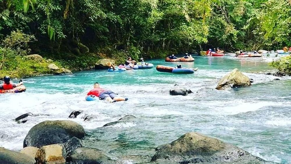 Private All-Day Rio Celeste Tubing Excursion from Tamarindo