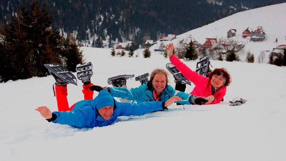 Full-Day Snowshoeing in High Tatras with Local Mountain Guide from Poprad