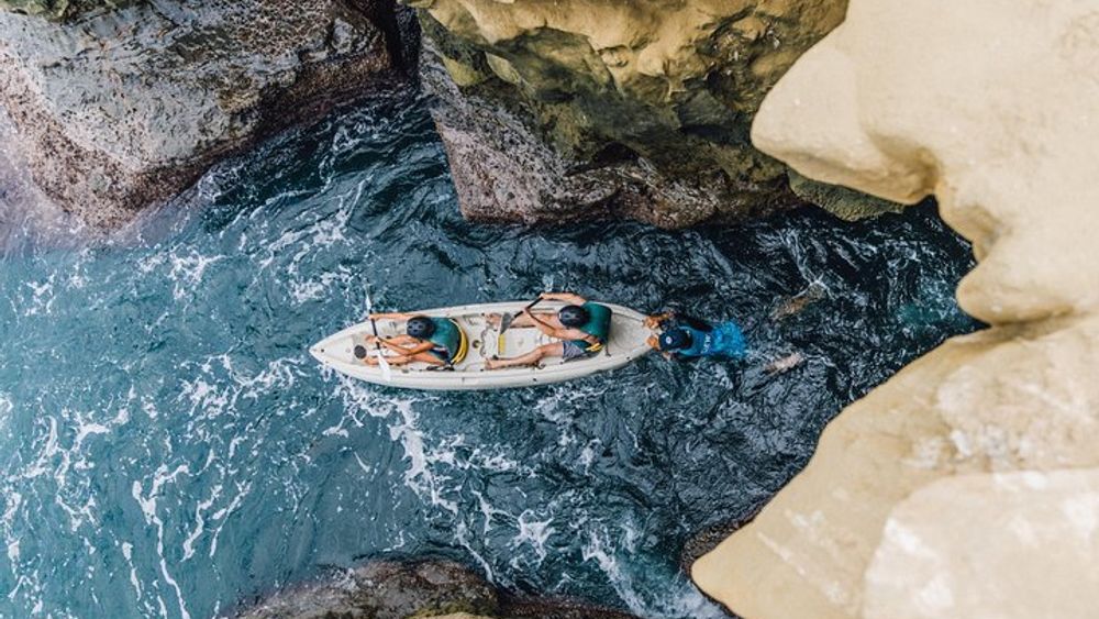 La Jolla Sea Cave Kayak Tour for Two of Ecological Reserve
