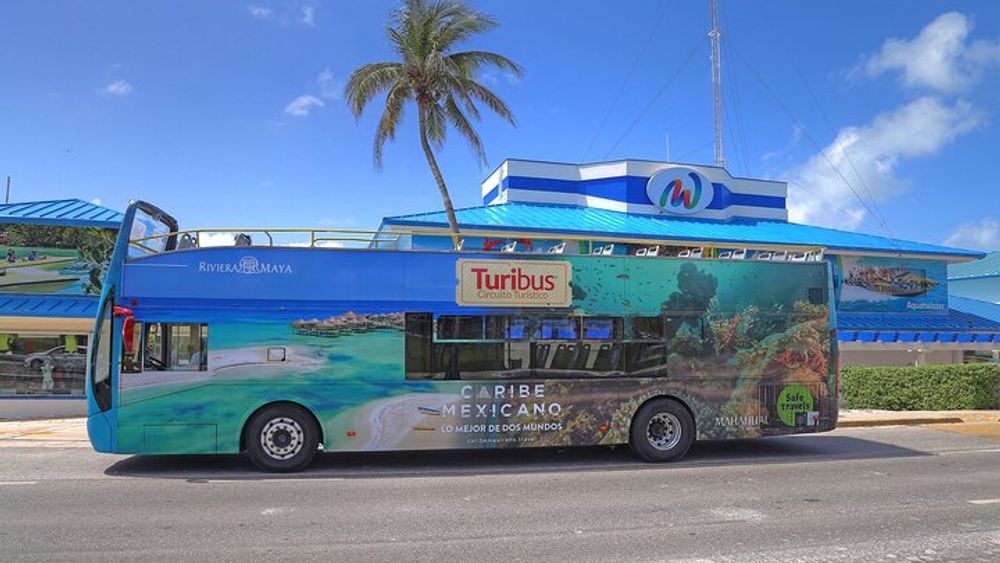 Cancun Hop-on Hop-off Tour with Submarine or Bodyboard Exp.