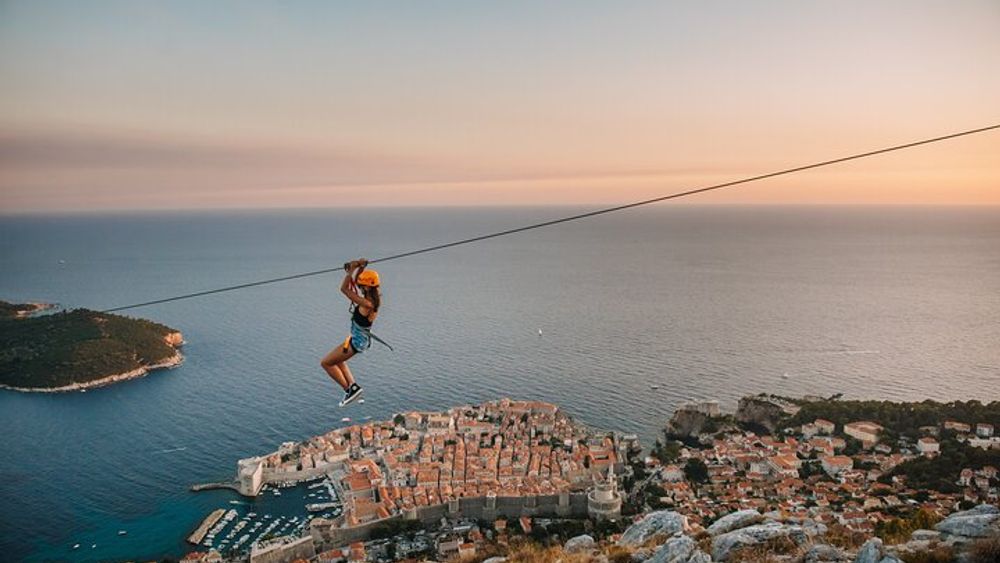 Dubrovnik Zipline Small-Group Guided Experience
