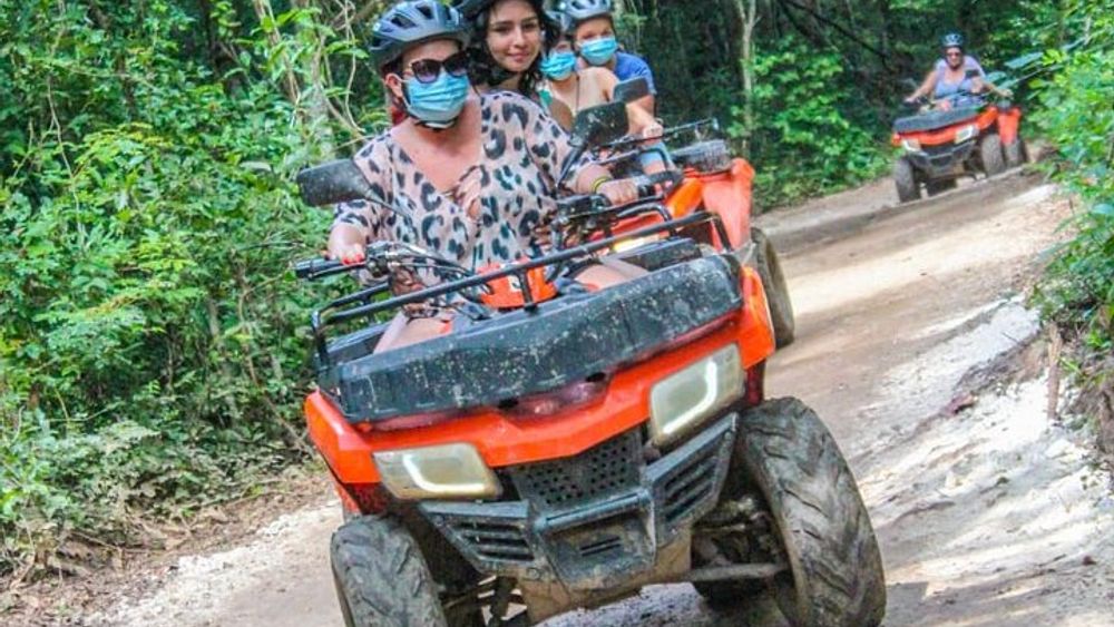 ATV, Ziplines and Cenote swim full experience from Cancún