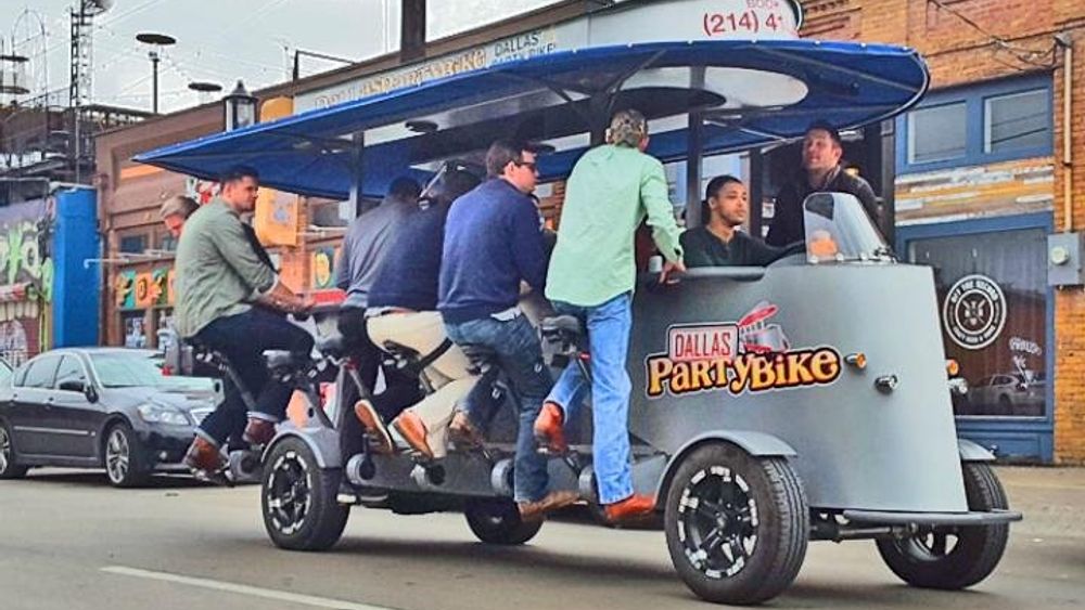 Private Dallas Party Bike Rental in Deep Ellum