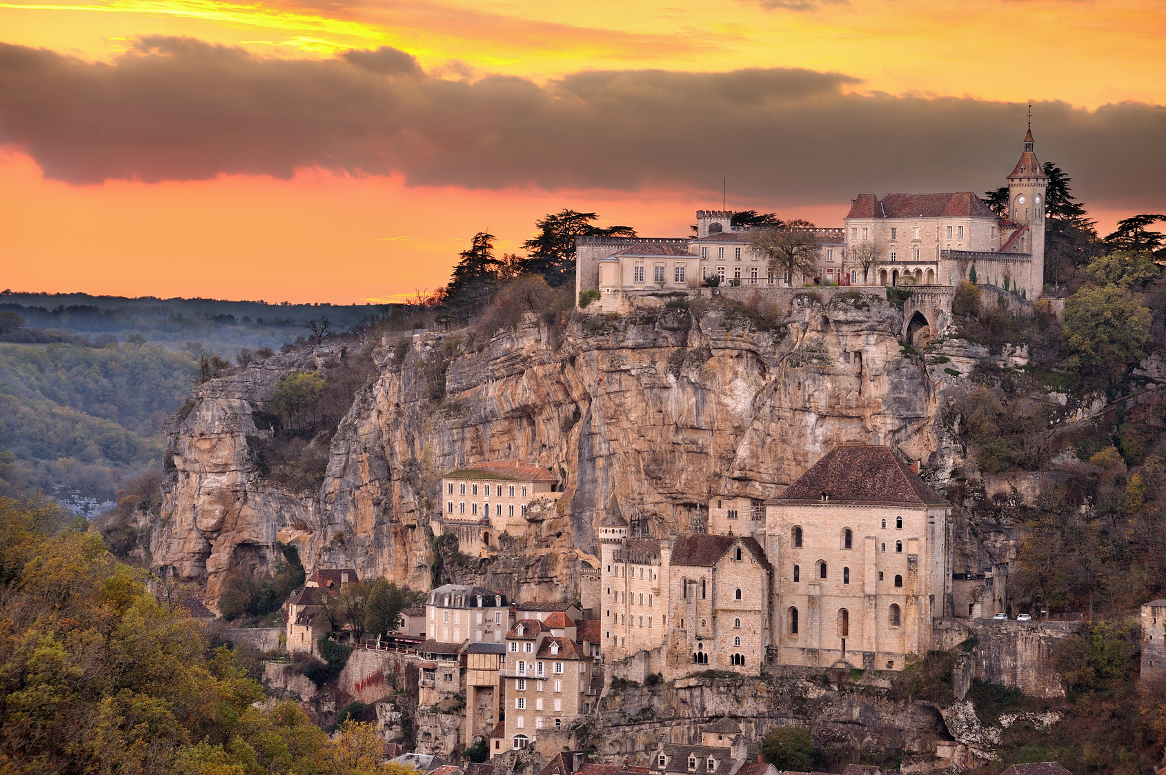 PADIRAC CHASM & ROCAMADOUR VILLAGE VISIT
