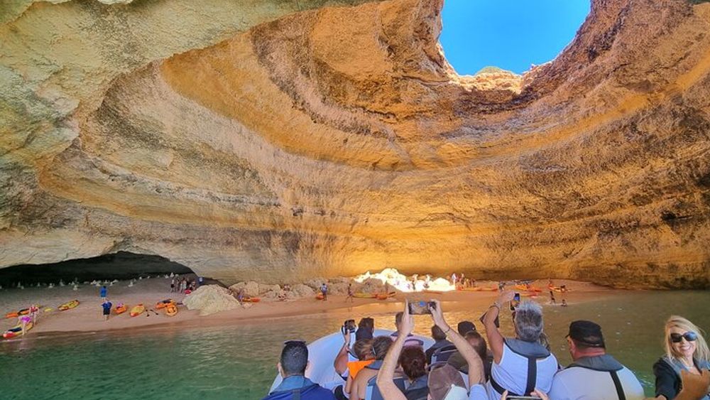 Benagil Caves Boat Tour With Dolphin-Watching From Albufeira