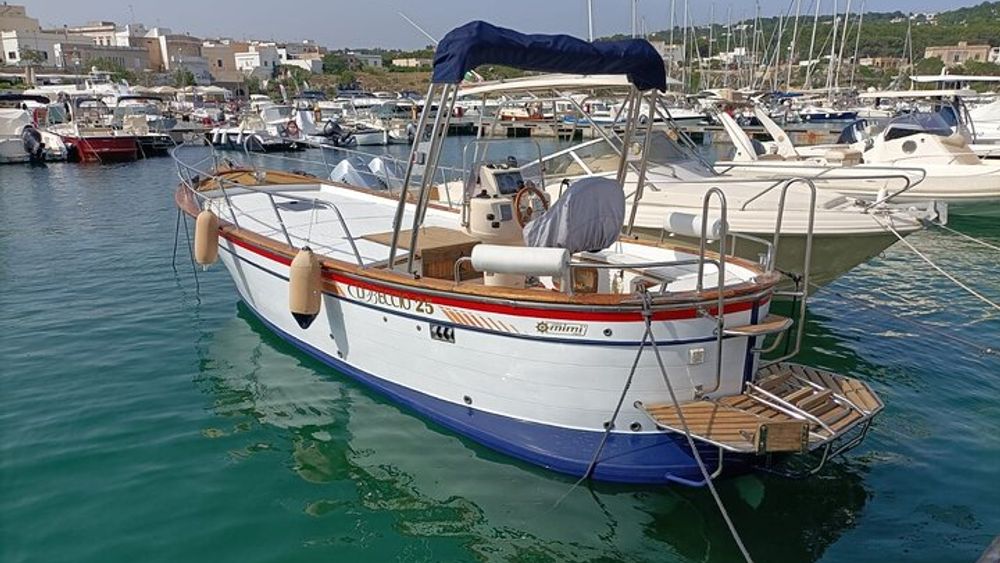 Monopoli Shared tour by Gozzo boat to the Polignano caves