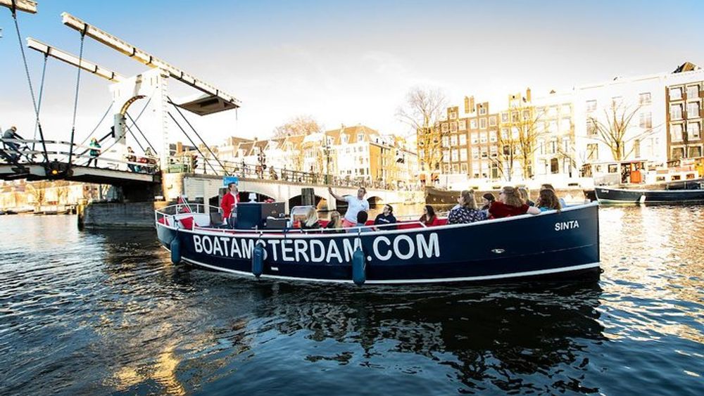 Best (Open Boat) Canal Cruise Amsterdam With Live Guide