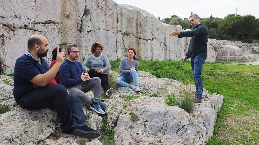 Democracy Experiential Workshop Activity on Pnyx hill, Athens