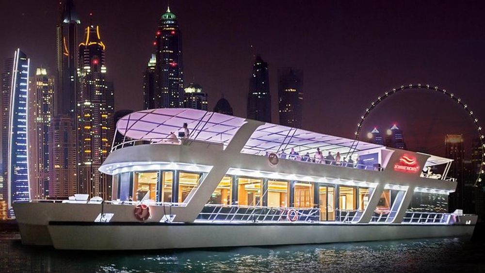 Dubai Marina Dinner Cruise with Drinks & Live Music