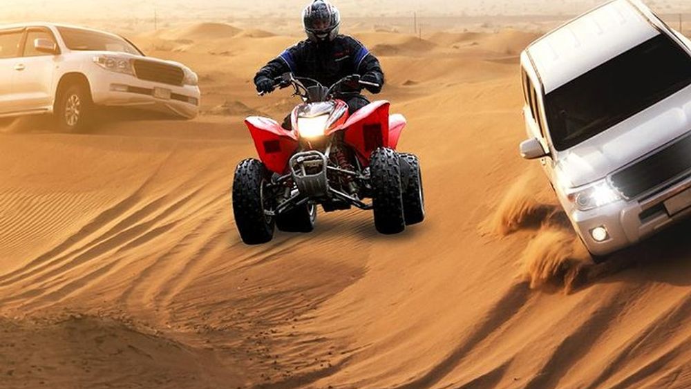 Dubai Desert Morning Safari with ATV Self-Drive