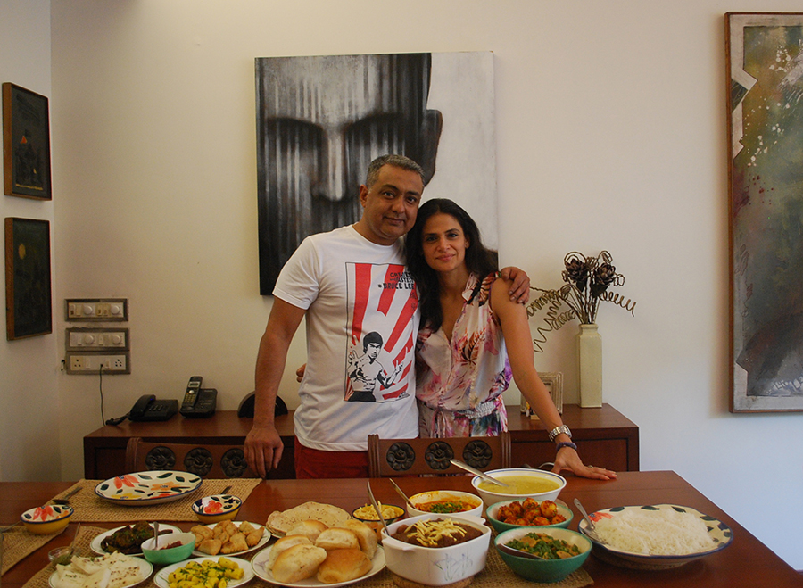 Delicious Parsi and Gujarati Meal with a Charming, Quirky Couple
