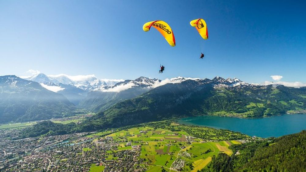Swiss Alps Tandem Paragliding Experience from Interlaken