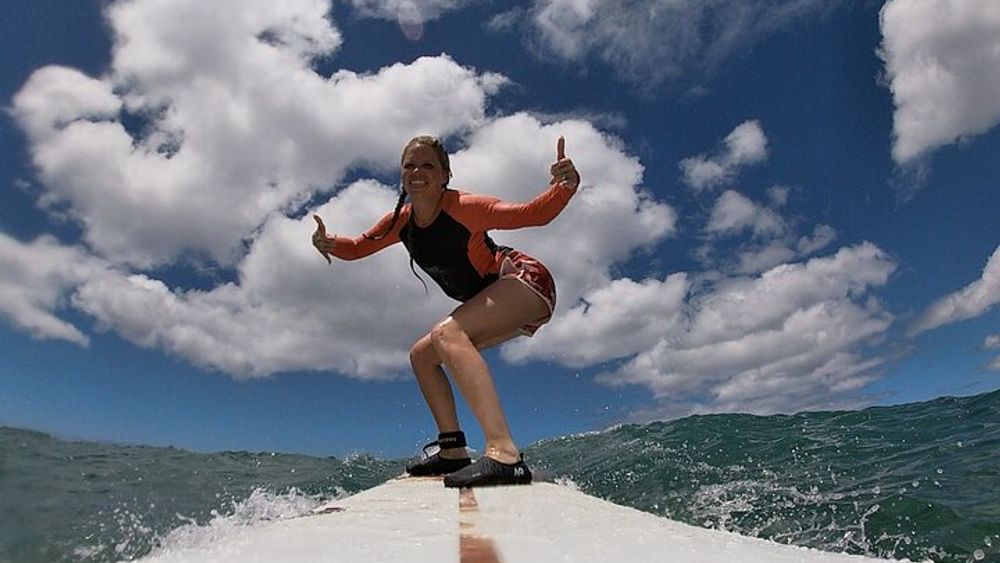 Hawaii Surf Lesson with GoPro Cameras