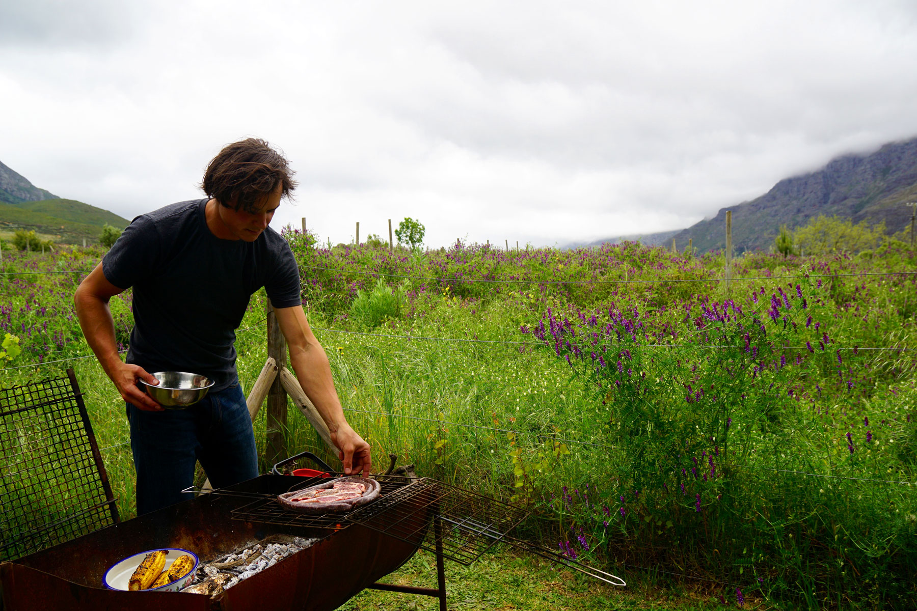 Authentic South African Braai in the Winelands