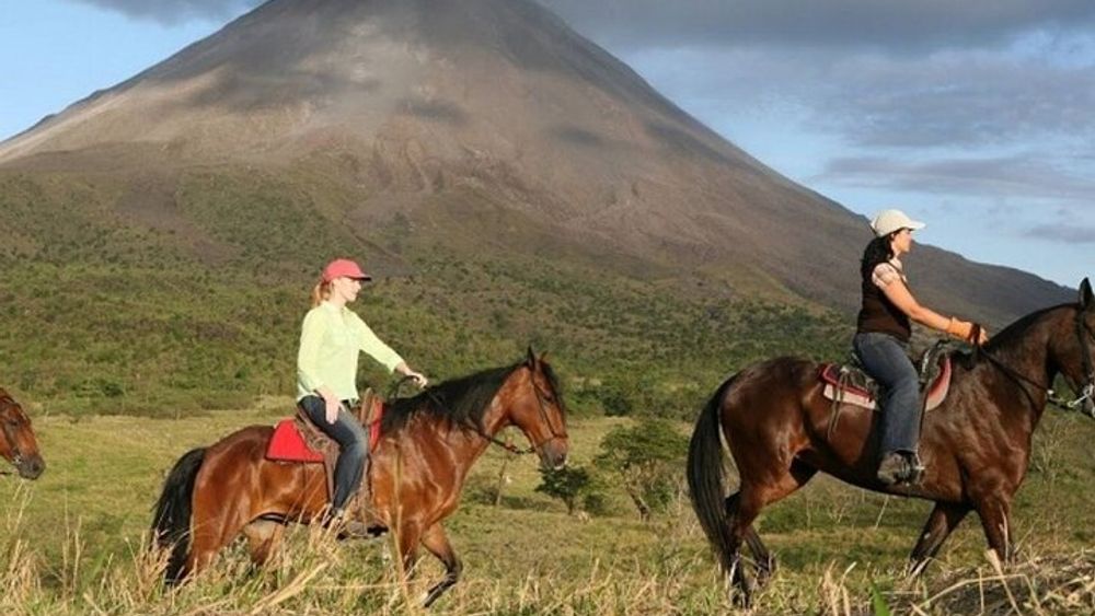 Horseback Riding at Volcano foothills + La Fortuna Waterfall