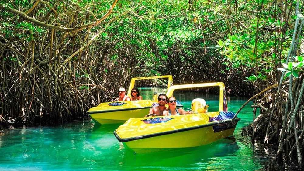 Cancun Speedboat Jungle Tour with Snorkeling