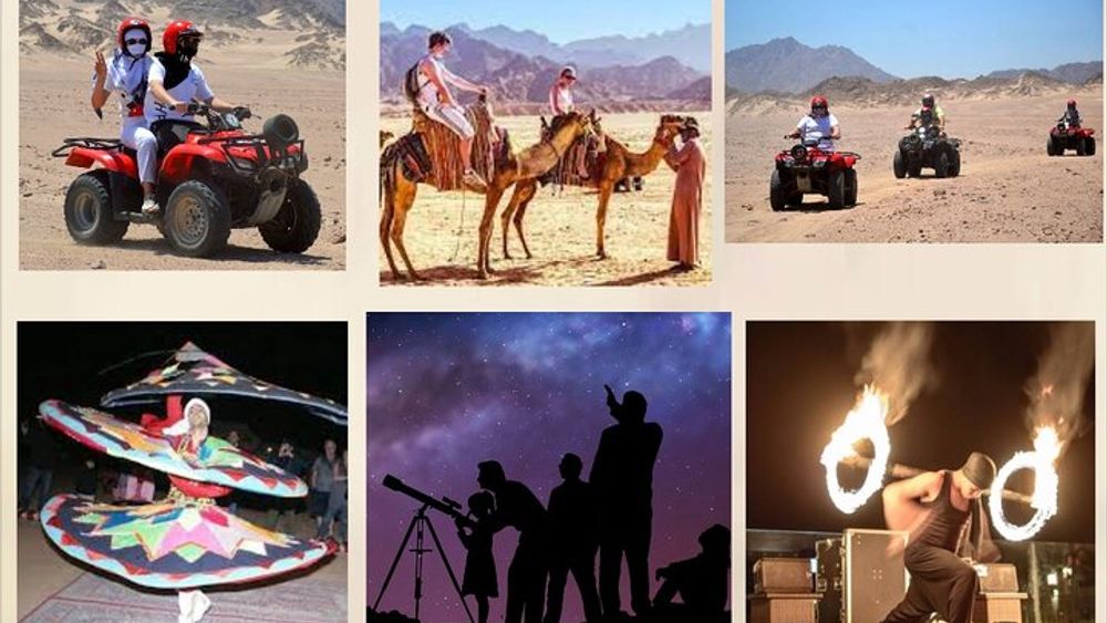 Sharm El Sheikh Super Safari 5*1 ATV Quad, Stargazing,Camel Ride,Dinner, Shows