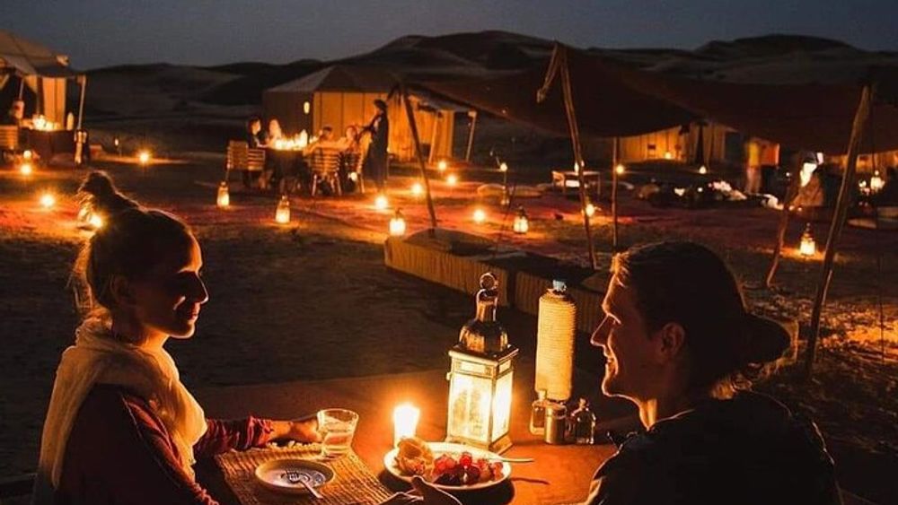 Marrakech to Agafay Desert with Camels, Sunset and Dinner Show