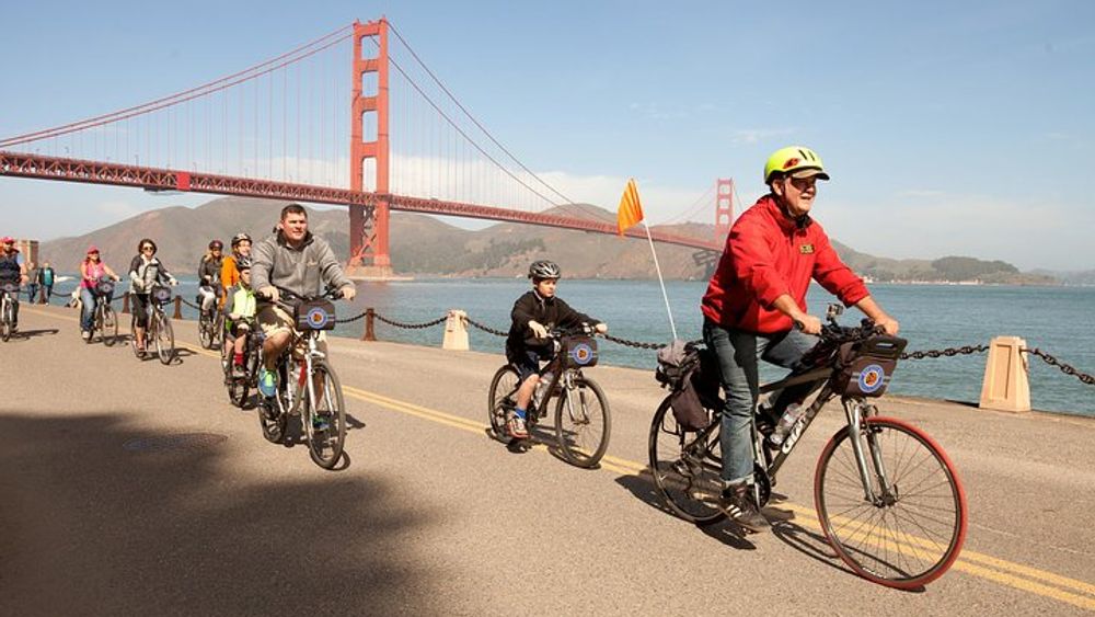 San Francisco Golden Gate Bridge to Sausalito Guided Bike Tour