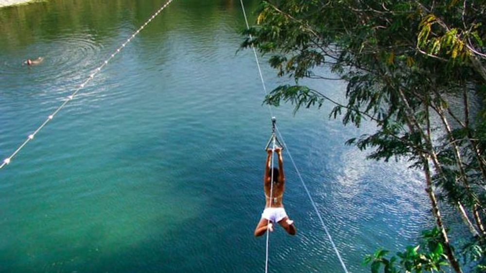 Ziplining and Cenote Tour from Cancun