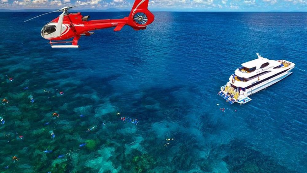 Great Barrier Reef Full-Day Cruise, Scuba Diving & Helicopter