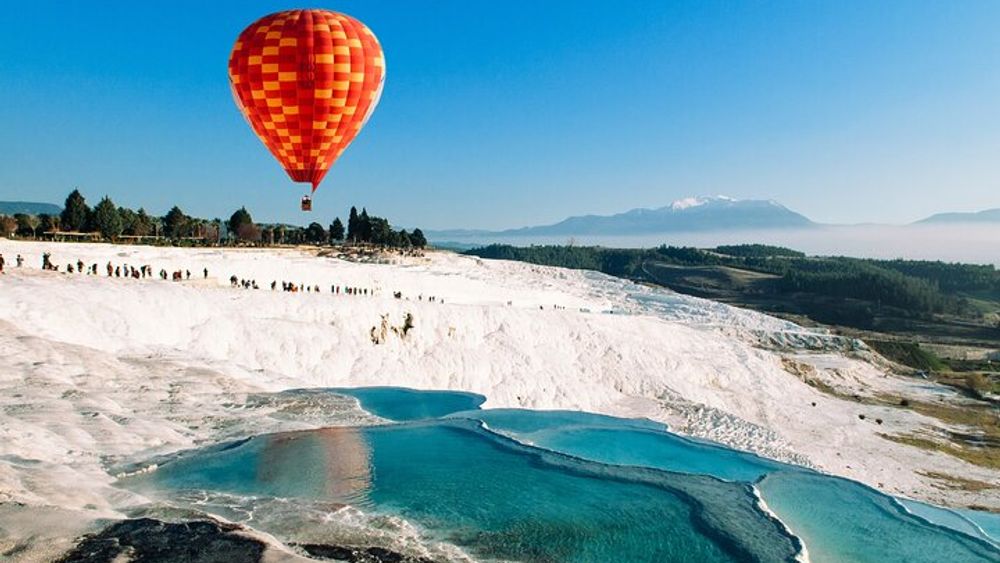 Pamukkale Sunrise Hot Air Balloon Experience from Antalya