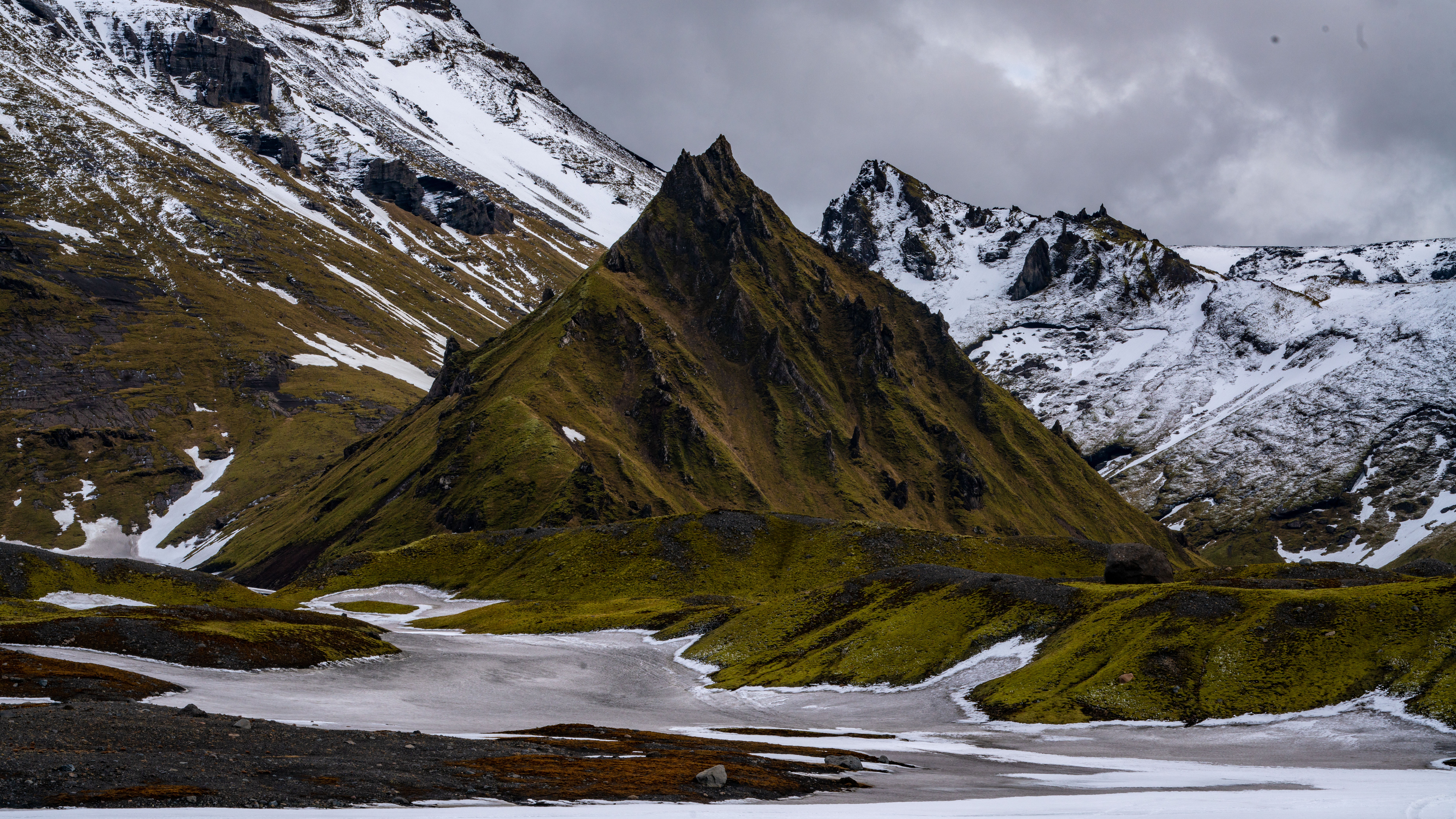 Ice Caving by Katla Volcano