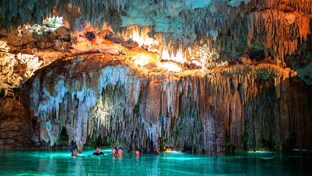 Cenotes, Paradise Lagoon with Snorkeling from Playa del Carmen