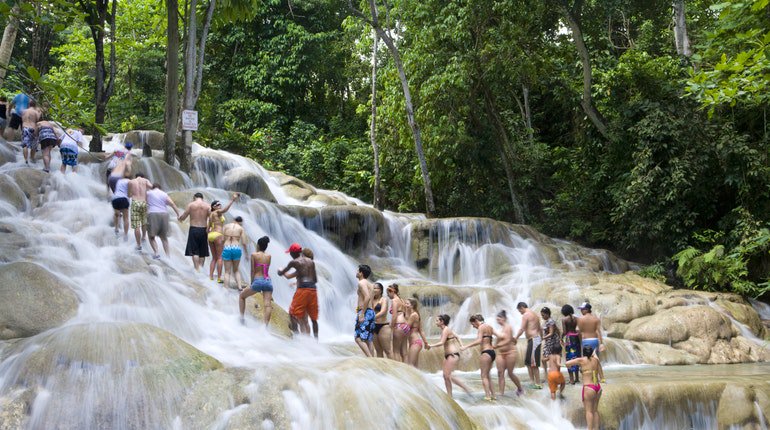 Falls Flyer Zipline and Dunn's River Falls Adventure Tour (Runaway Bay)